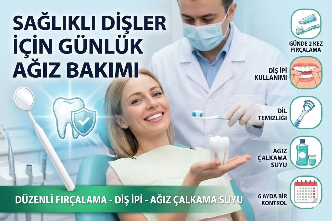 Sağlıklı Dişler İçin Günlük Ağız Bakımı Nasıl Olmalıdır? - Malatya GNC Diş