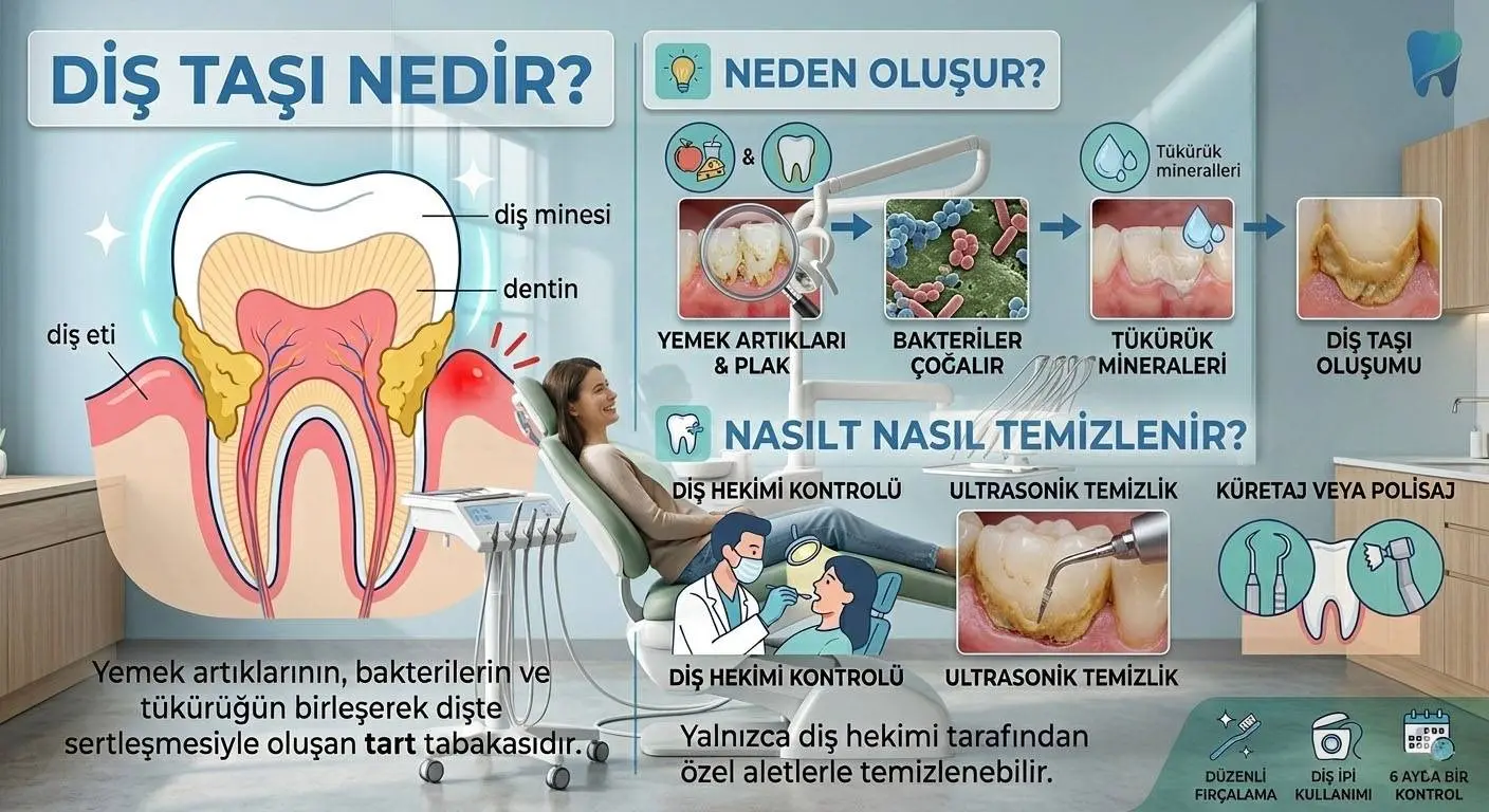 Diş Taşı Nedir? Neden Oluşur ve Nasıl Temizlenir? - Malatya GNC Diş